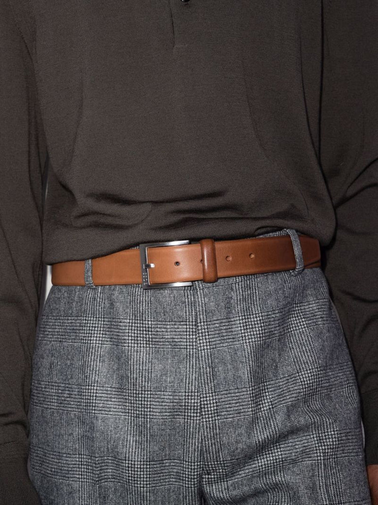 Brown Erron 35 Leather Belt