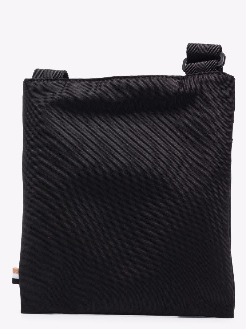 Black Catch Logo Envelope Cross Body Bag