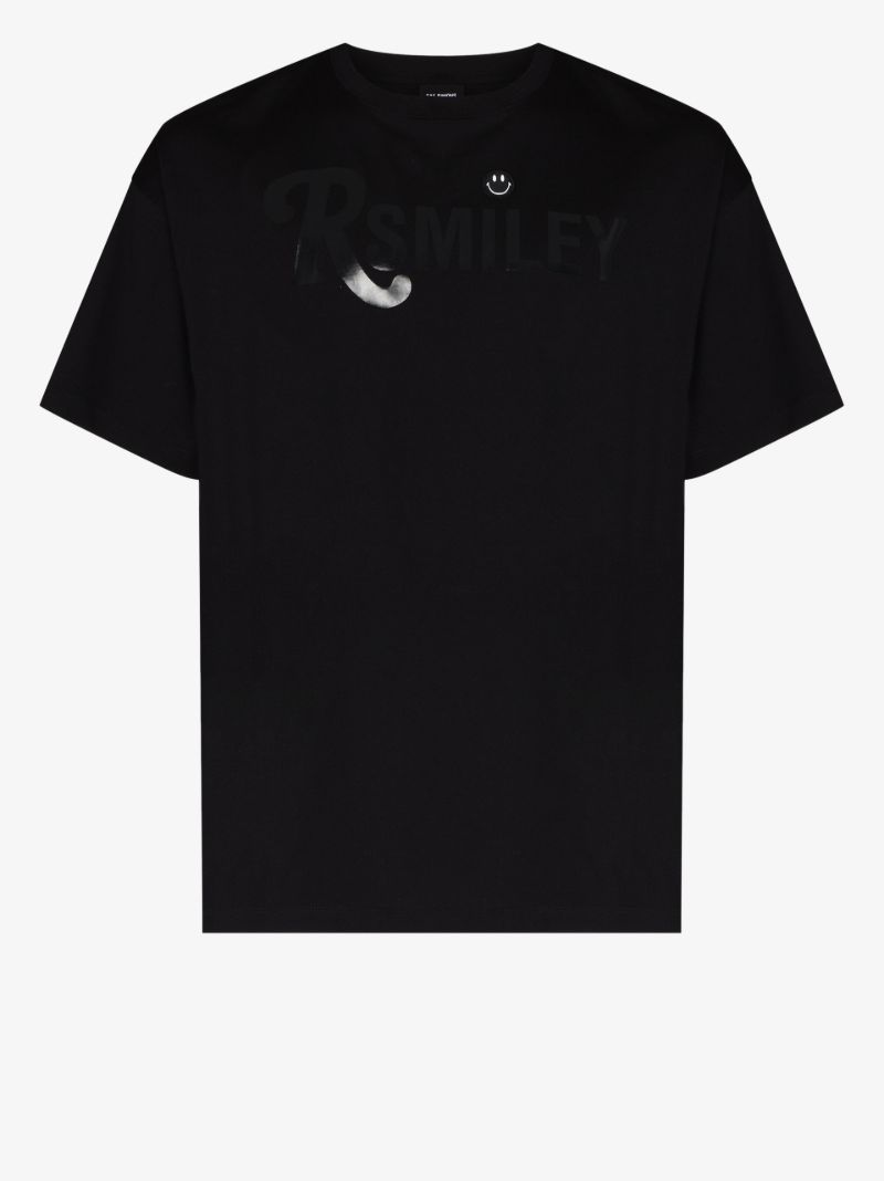Smiley Tonal Logo Print T-shirt
