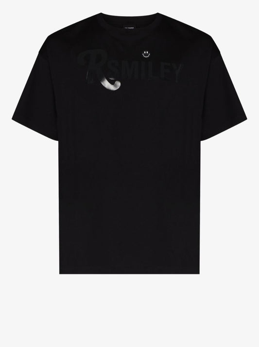 Smiley Tonal Logo Print T-shirt