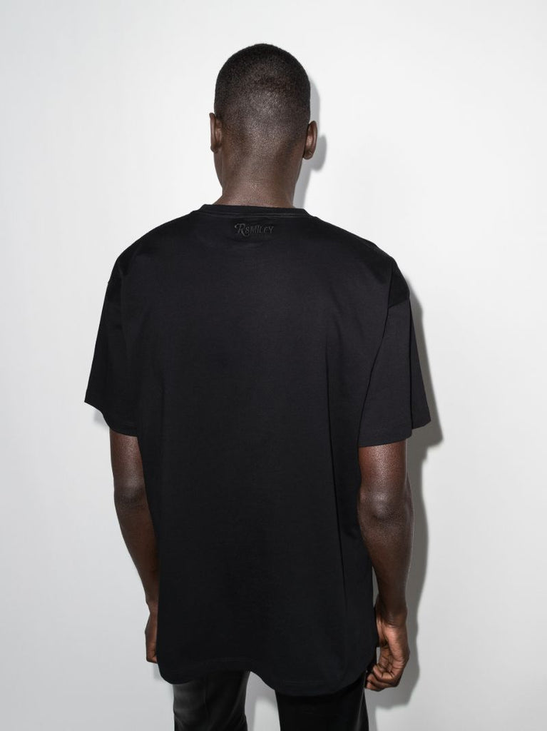 Smiley Tonal Logo Print T-shirt