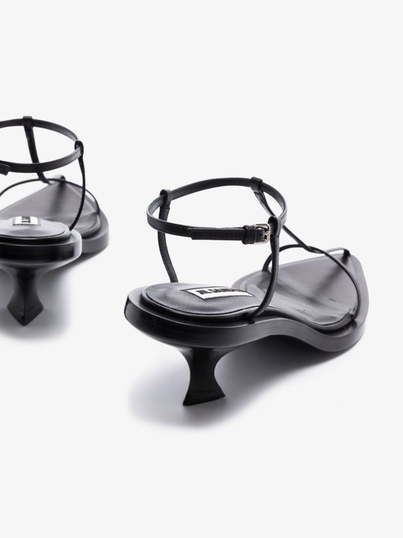 Black 35 Leather Sandals