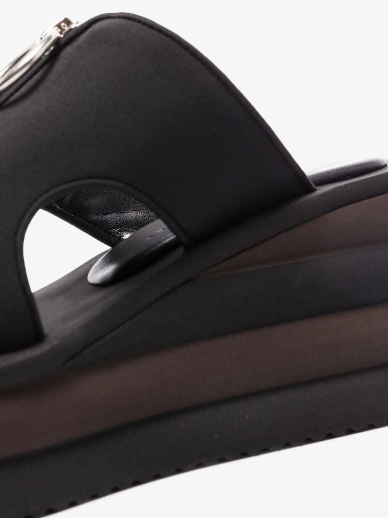 Black Scuba 80 Platform Sandals