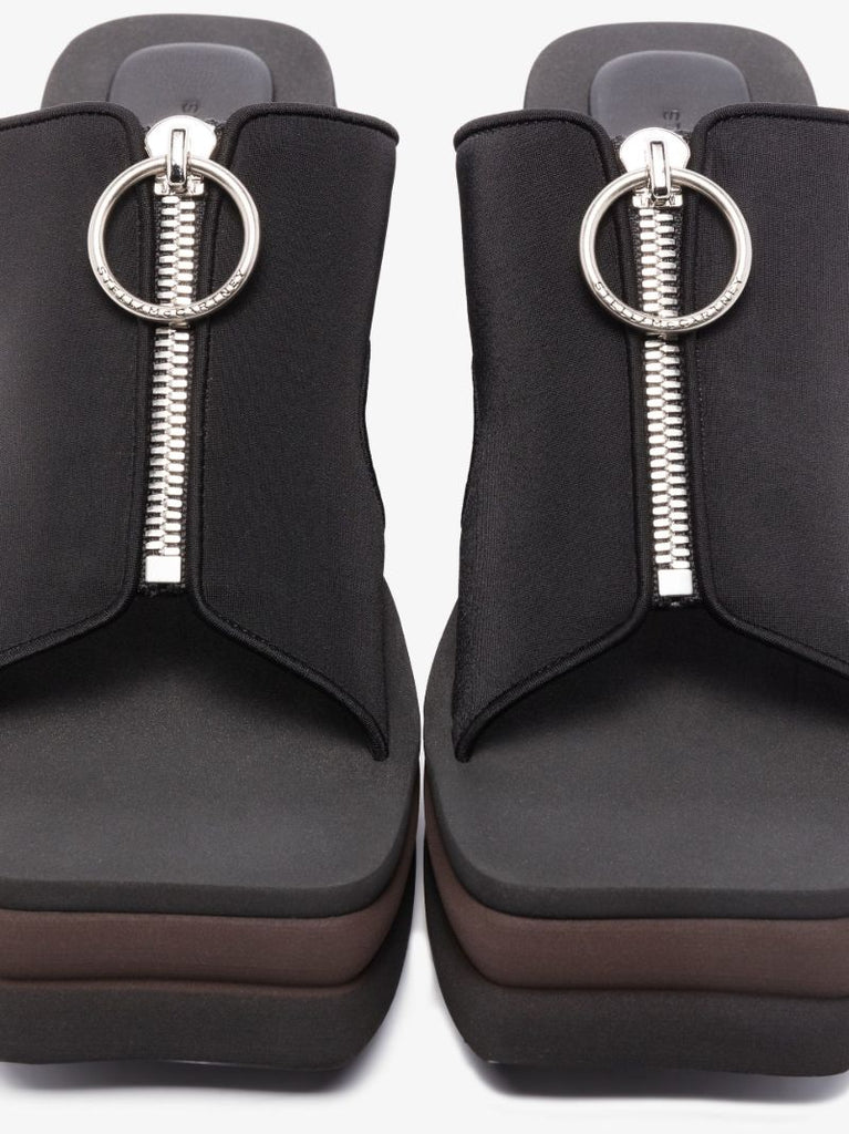 Black Scuba 80 Platform Sandals