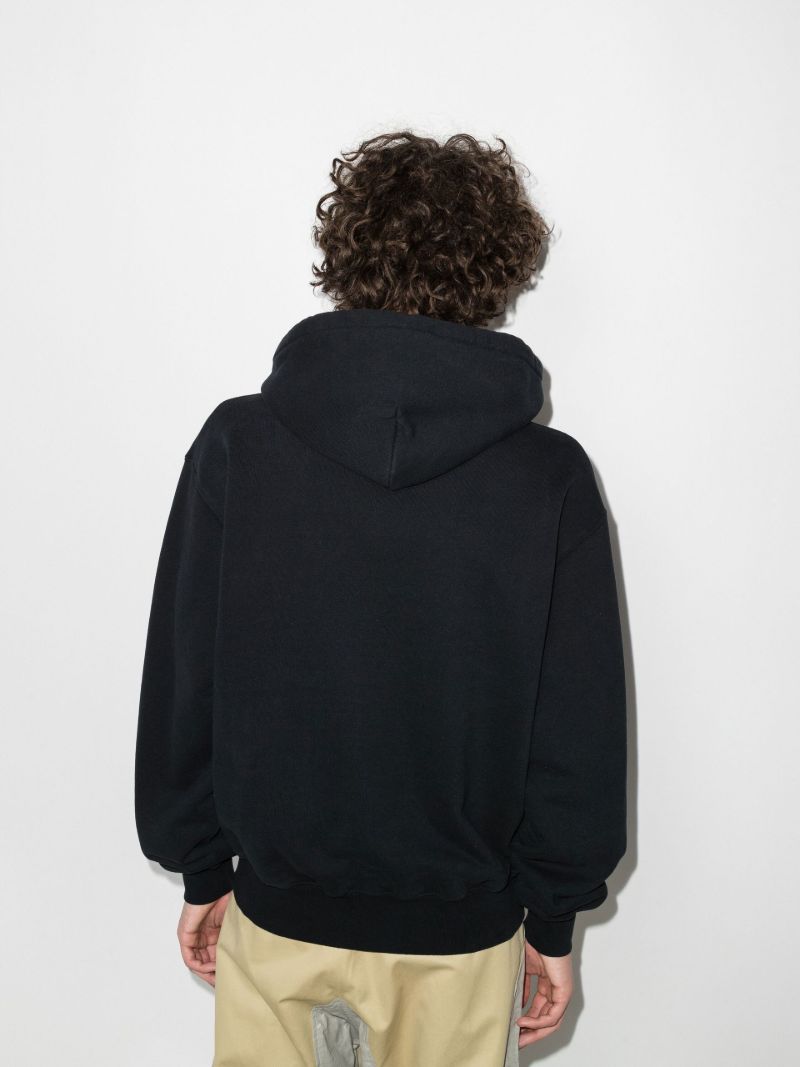 Heron Print Cotton Hoodie