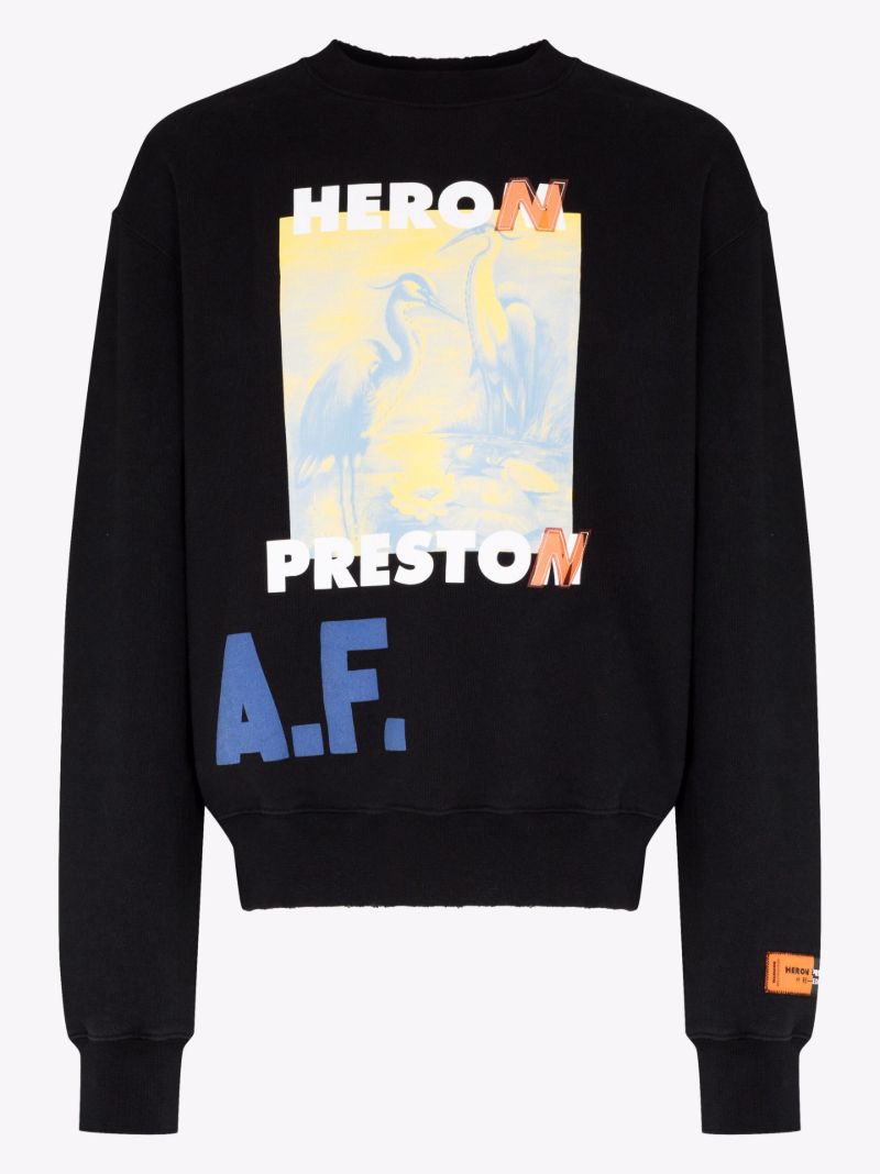 A.f. Authorized Printed Cotton Sweatshirt