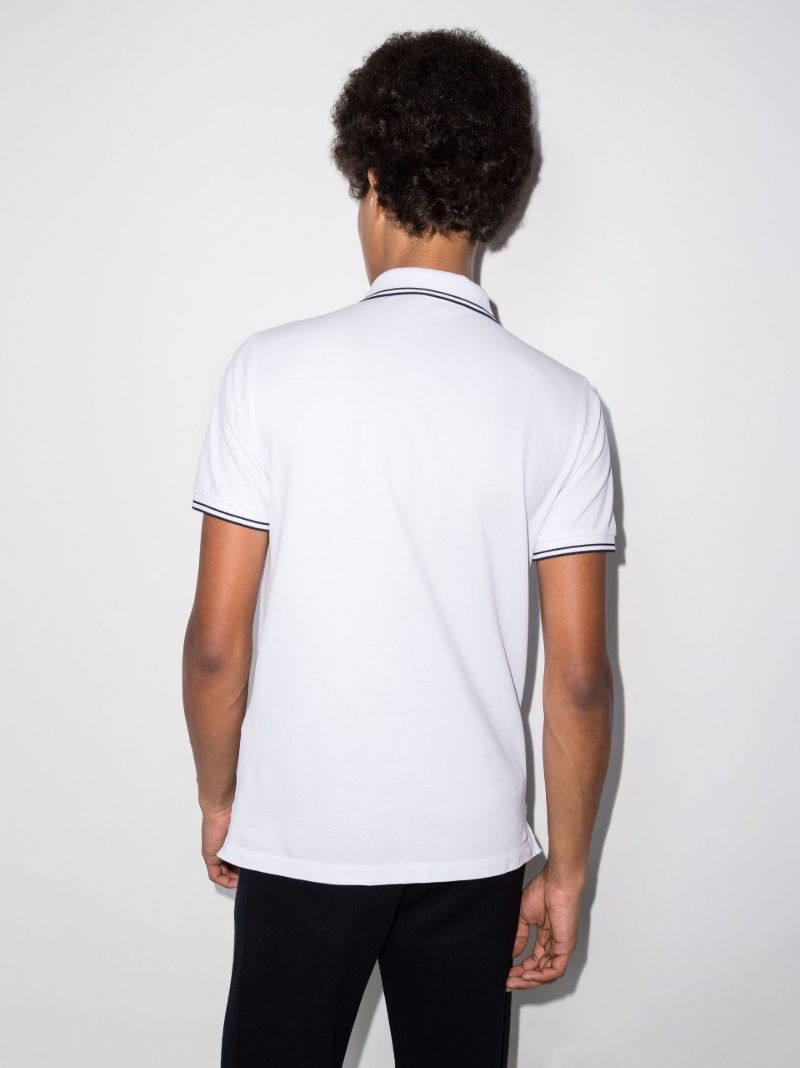 Striped Collar Polo Shirt