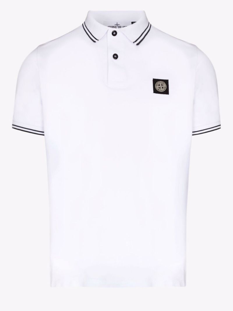 Striped Collar Polo Shirt