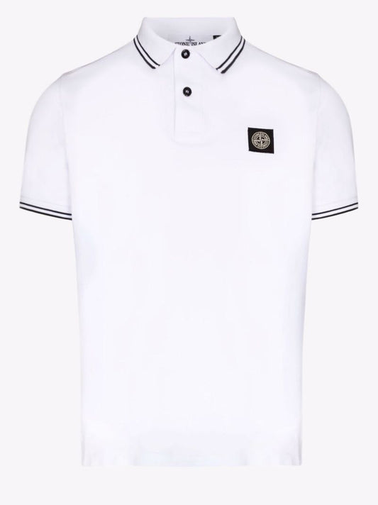 Striped Collar Polo Shirt