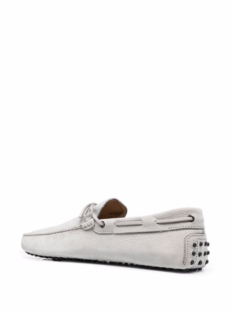 Grey City Gommino Leather Loafers