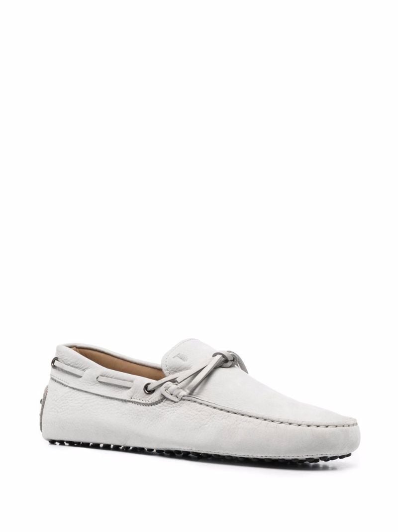 Grey City Gommino Leather Loafers
