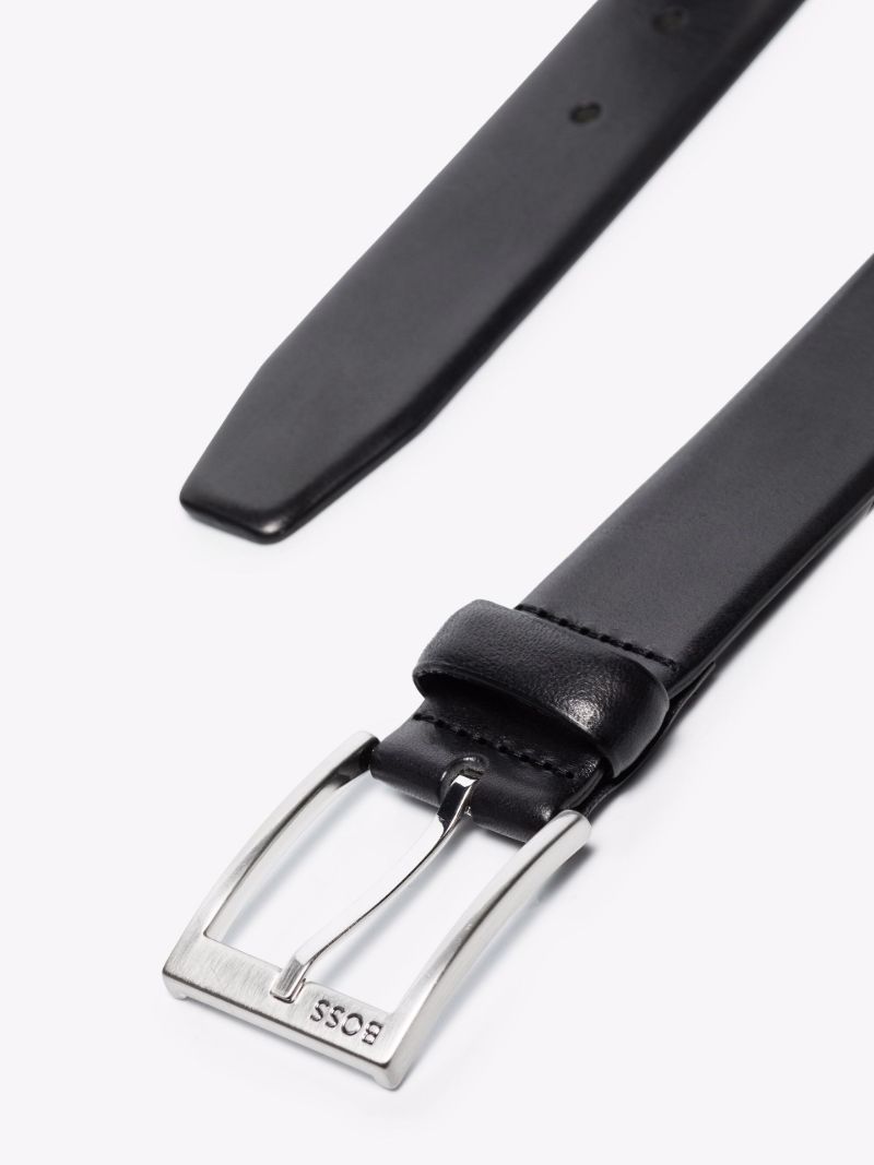 Black Erron 35 Leather Belt