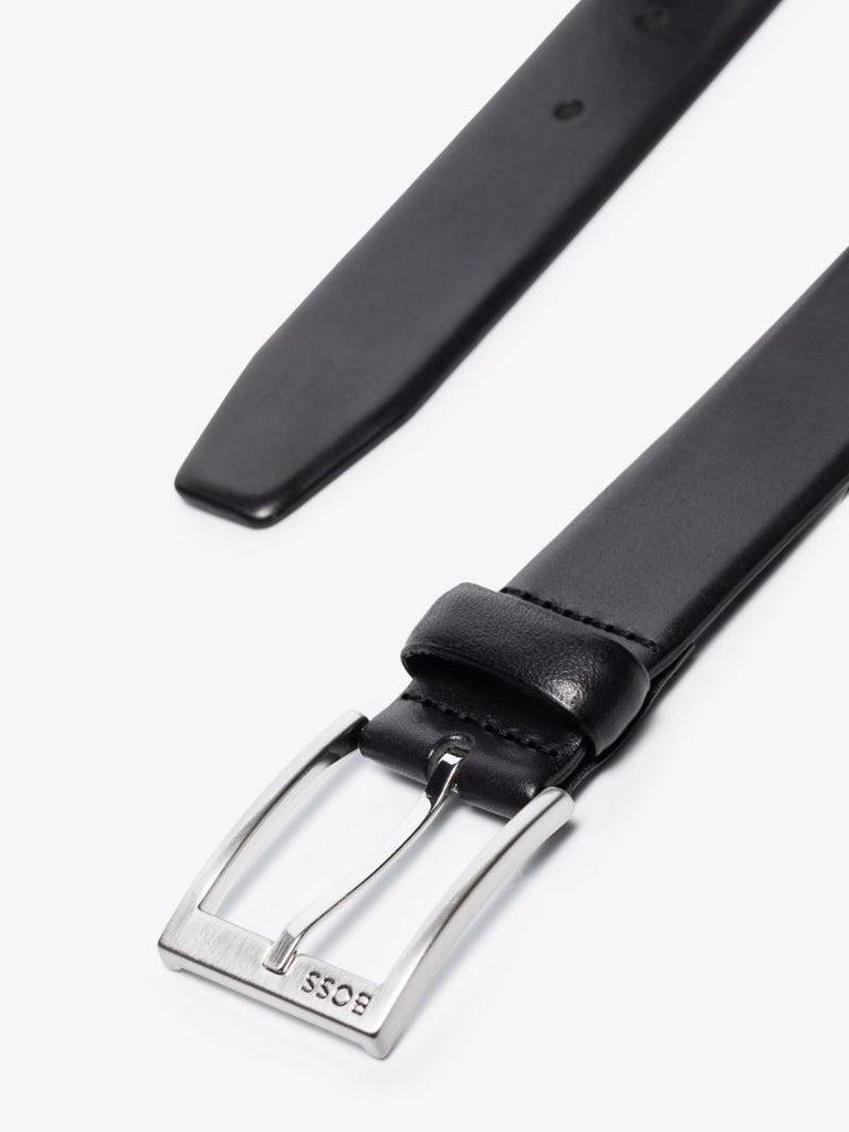 Black Erron 35 Leather Belt