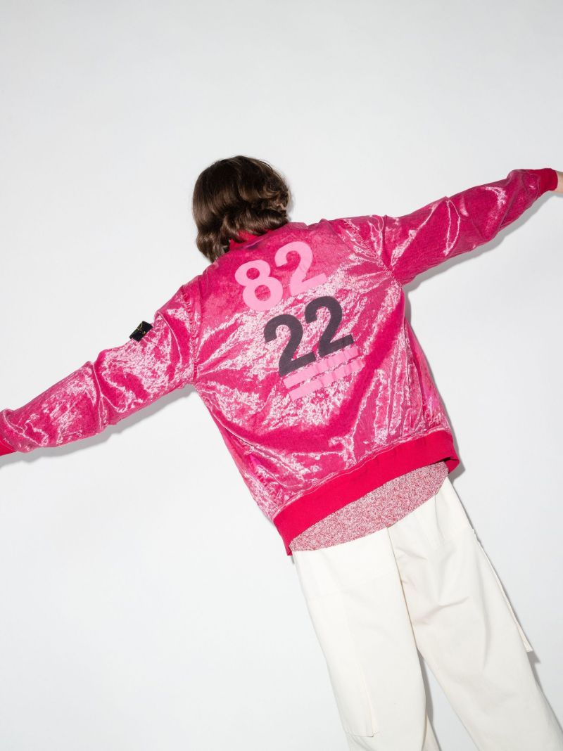 Pink Anniversary Bomber Jacket
