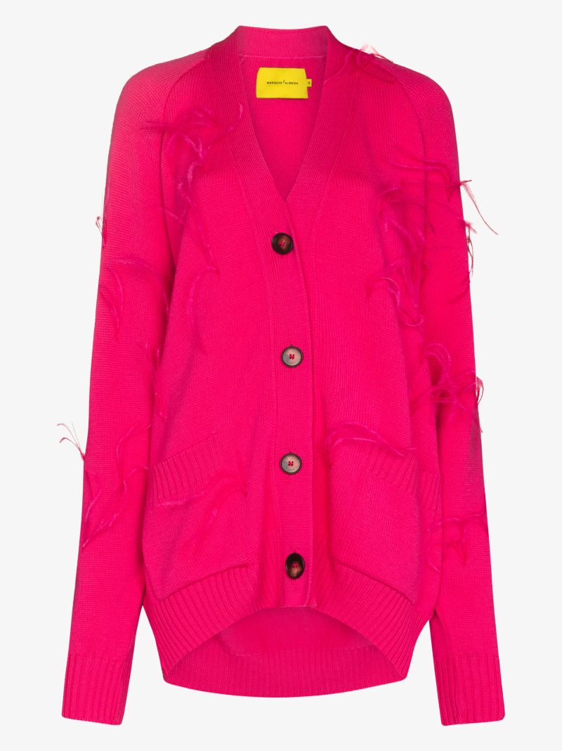 Oversized Merino Wool Cardigan