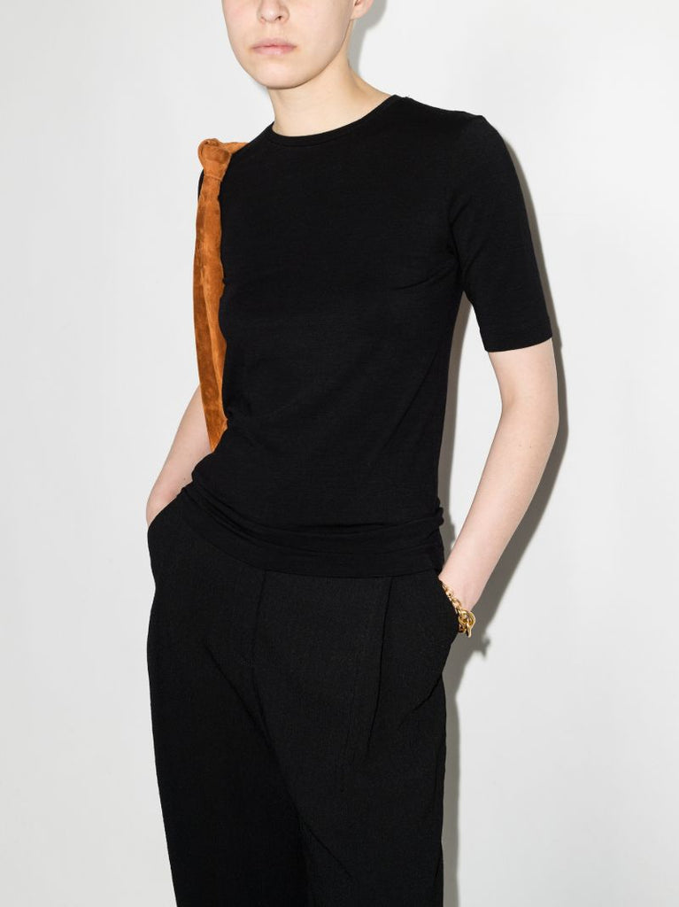 Crew Neck Wool T-shirt