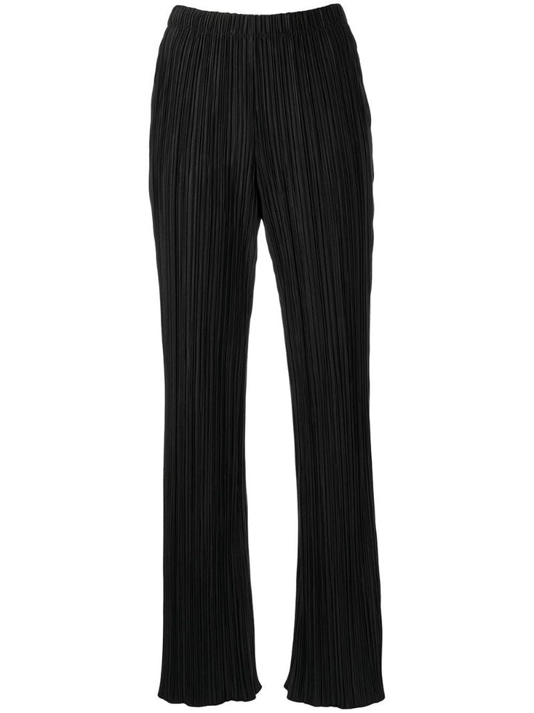 Black Billie PlissÃ_x0083_Â© Trousers