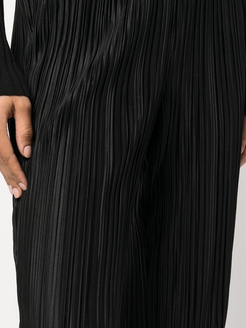 Black Billie PlissÃ_x0083_Â© Trousers