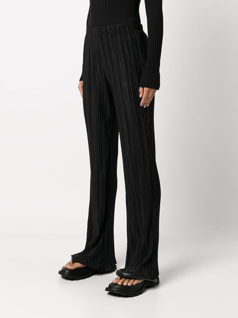 Black Billie PlissÃ_x0083_Â© Trousers