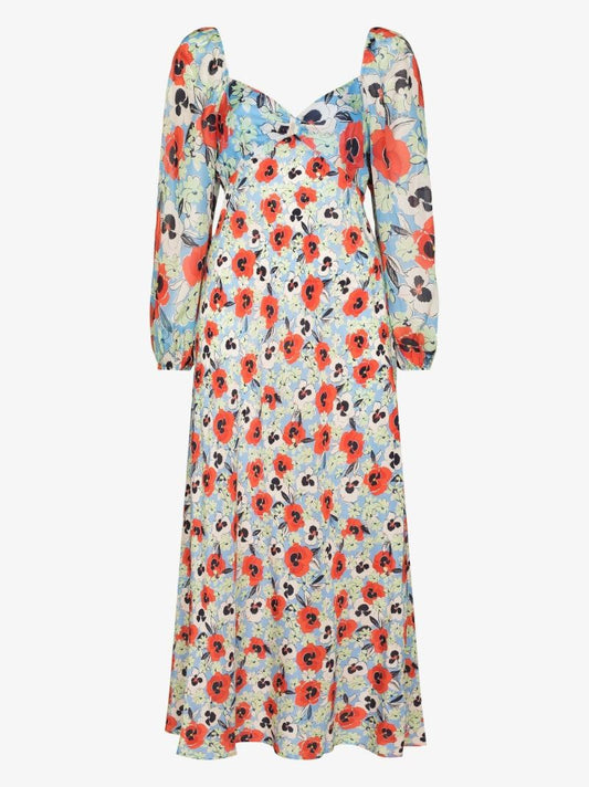 Gio Floral Silk Dress