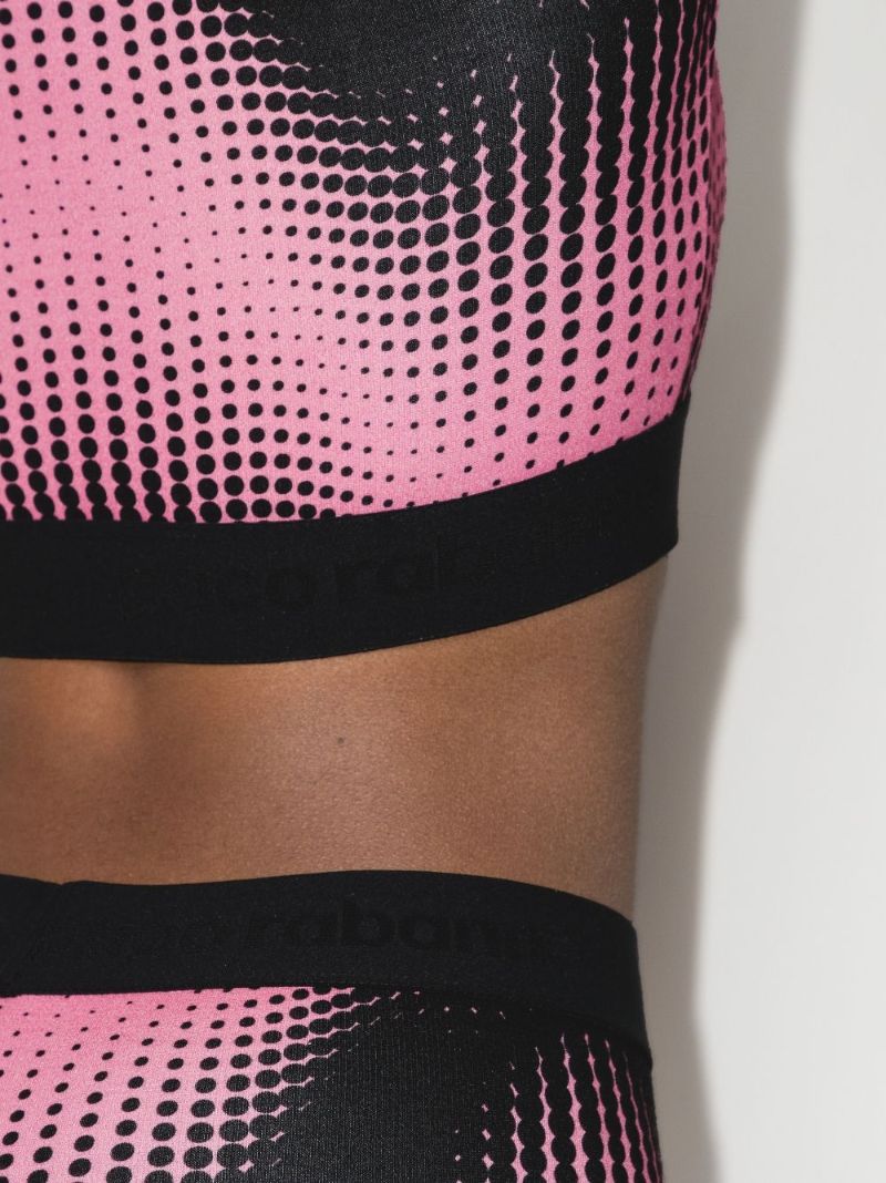 Graphic-print Cropped Fitted T-shirt