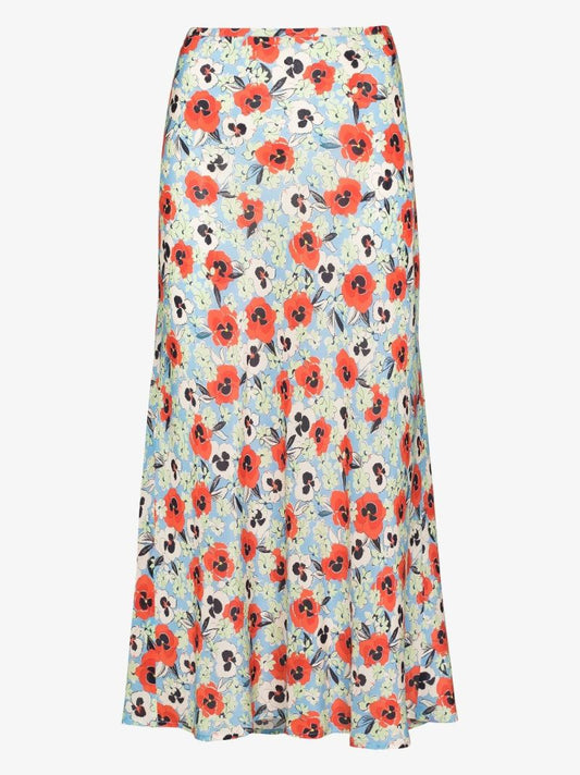 Kelly Floral Silk Skirt