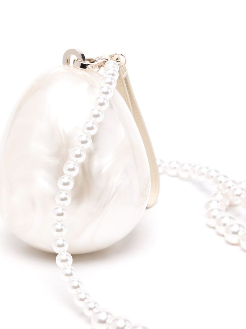 White Egg Cross Body Bag