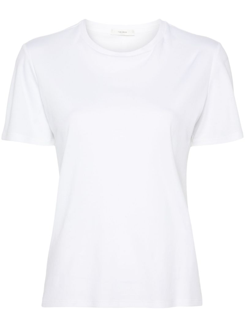 White Short-sleeve Cotton T-shirt
