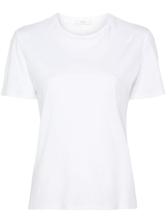 White Short-sleeve Cotton T-shirt