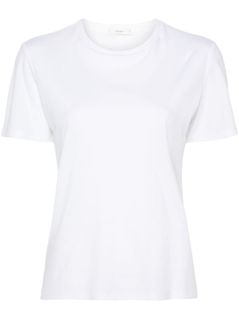 White Short-sleeve Cotton T-shirt