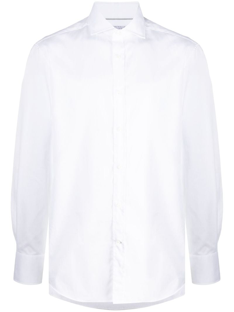 White Button-down Cotton Shirt