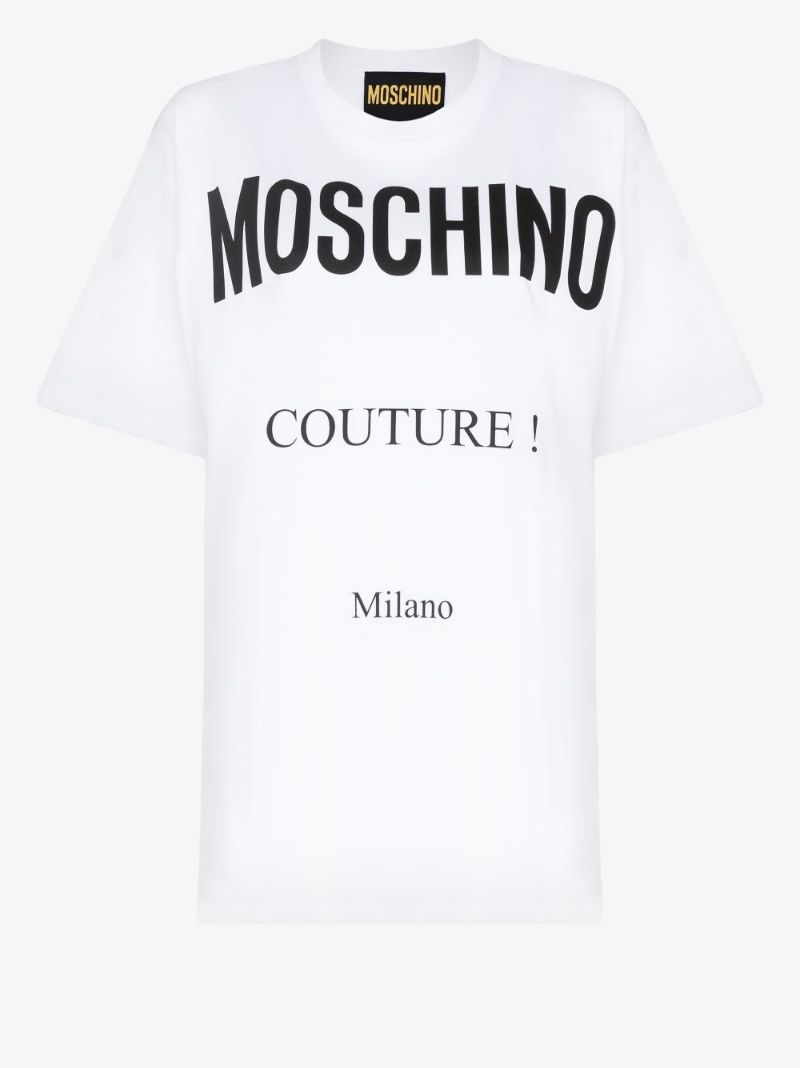 Couture Logo Print Oversized T-shirt