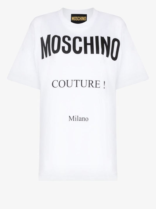 Couture Logo Print Oversized T-shirt