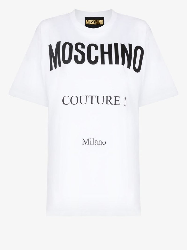 Couture Logo Print Oversized T-shirt