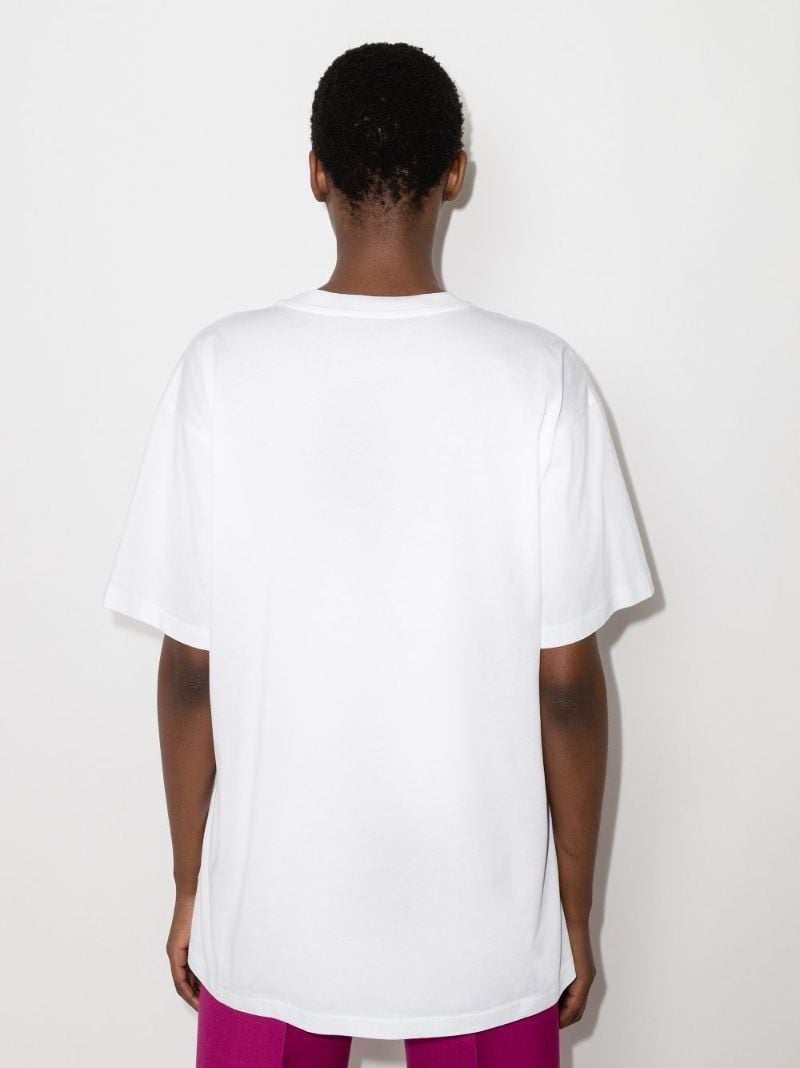 Couture Logo Print Oversized T-shirt