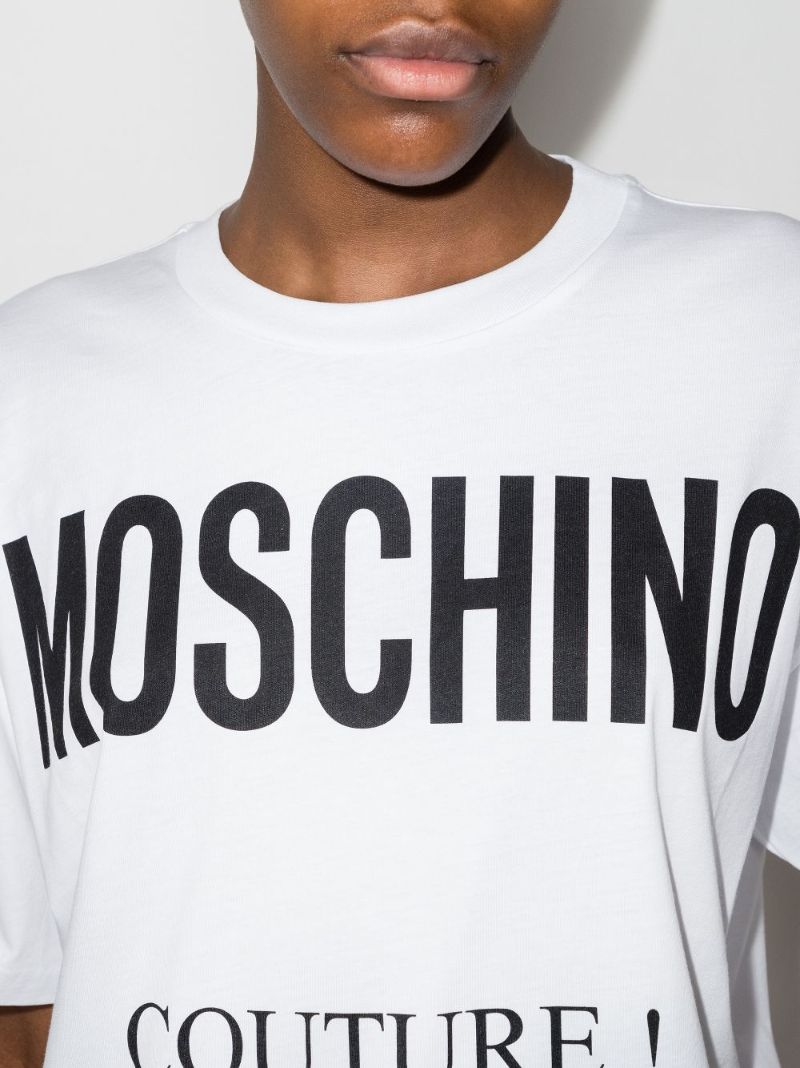 Couture Logo Print Oversized T-shirt