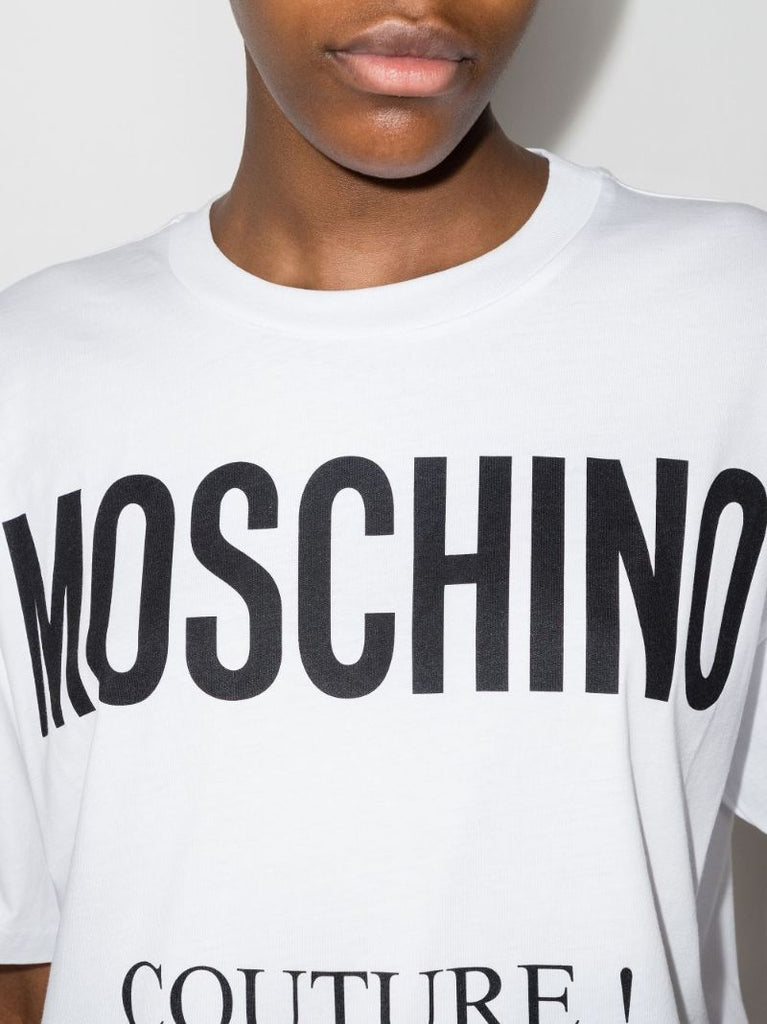 Couture Logo Print Oversized T-shirt