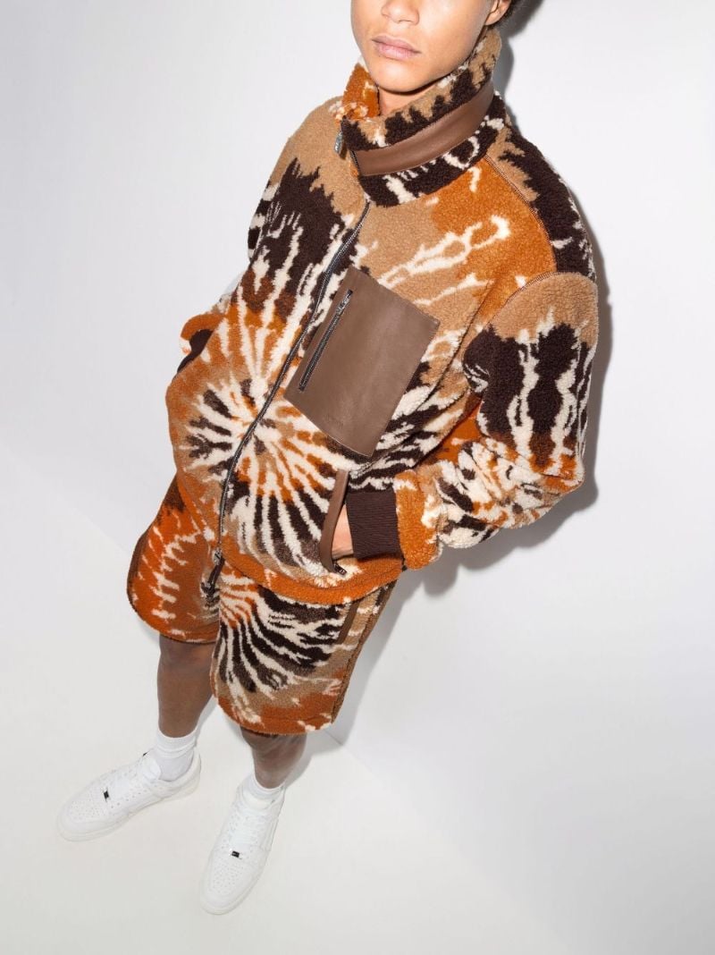Tie-dye Polar Fleece Jacket