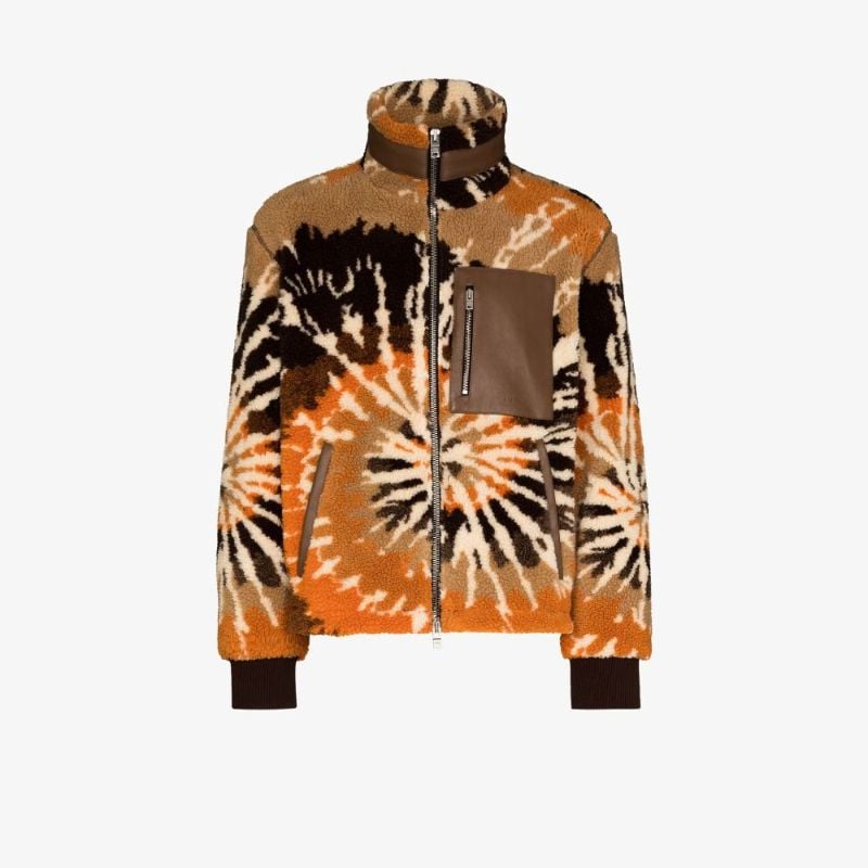 Tie-dye Polar Fleece Jacket