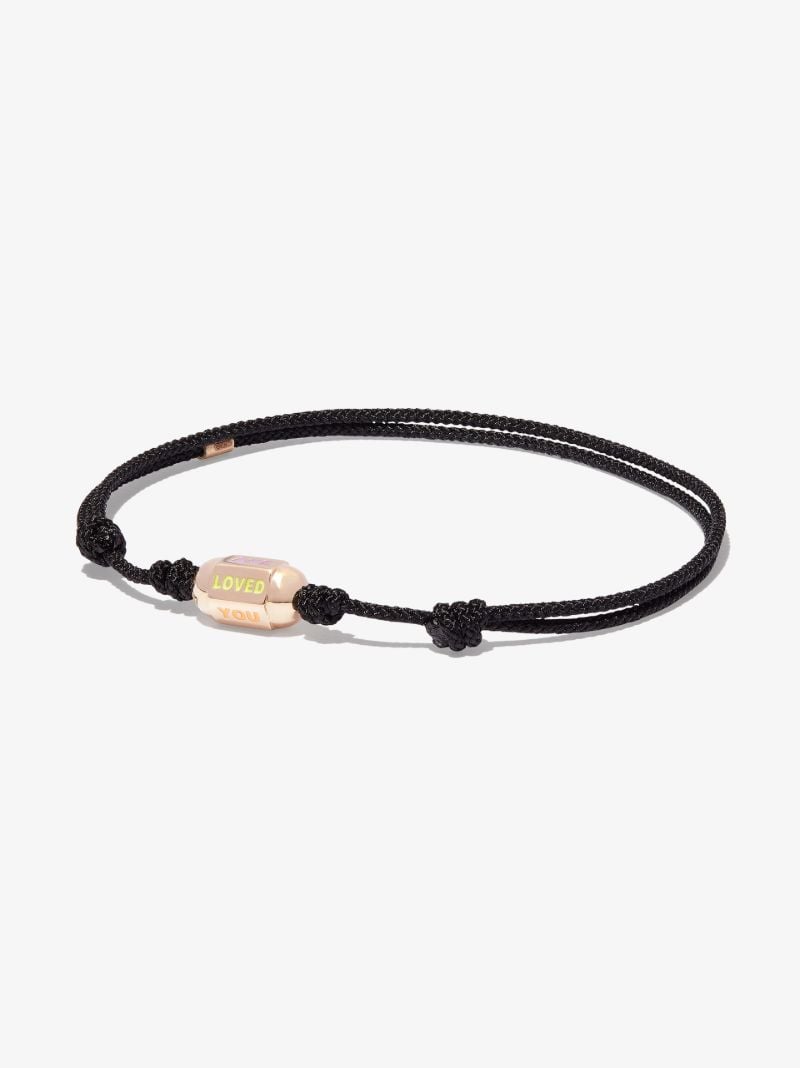 14k Yellow Gold You Are Loved Bracelet