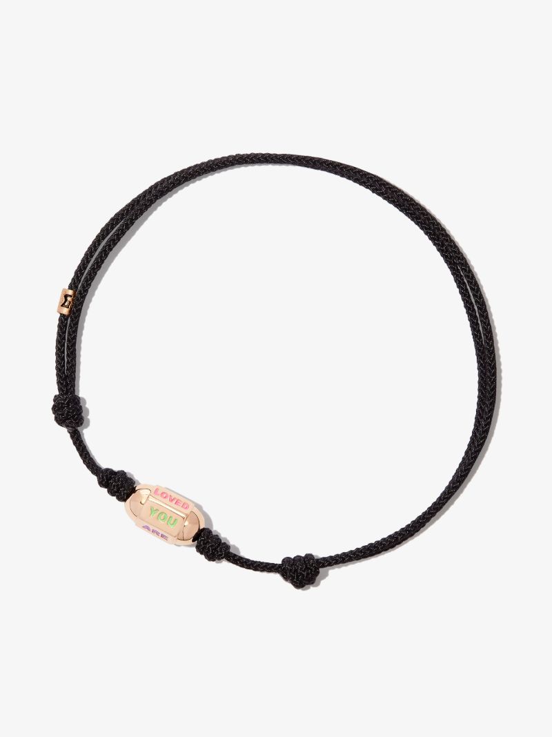 14k Yellow Gold You Are Loved Bracelet