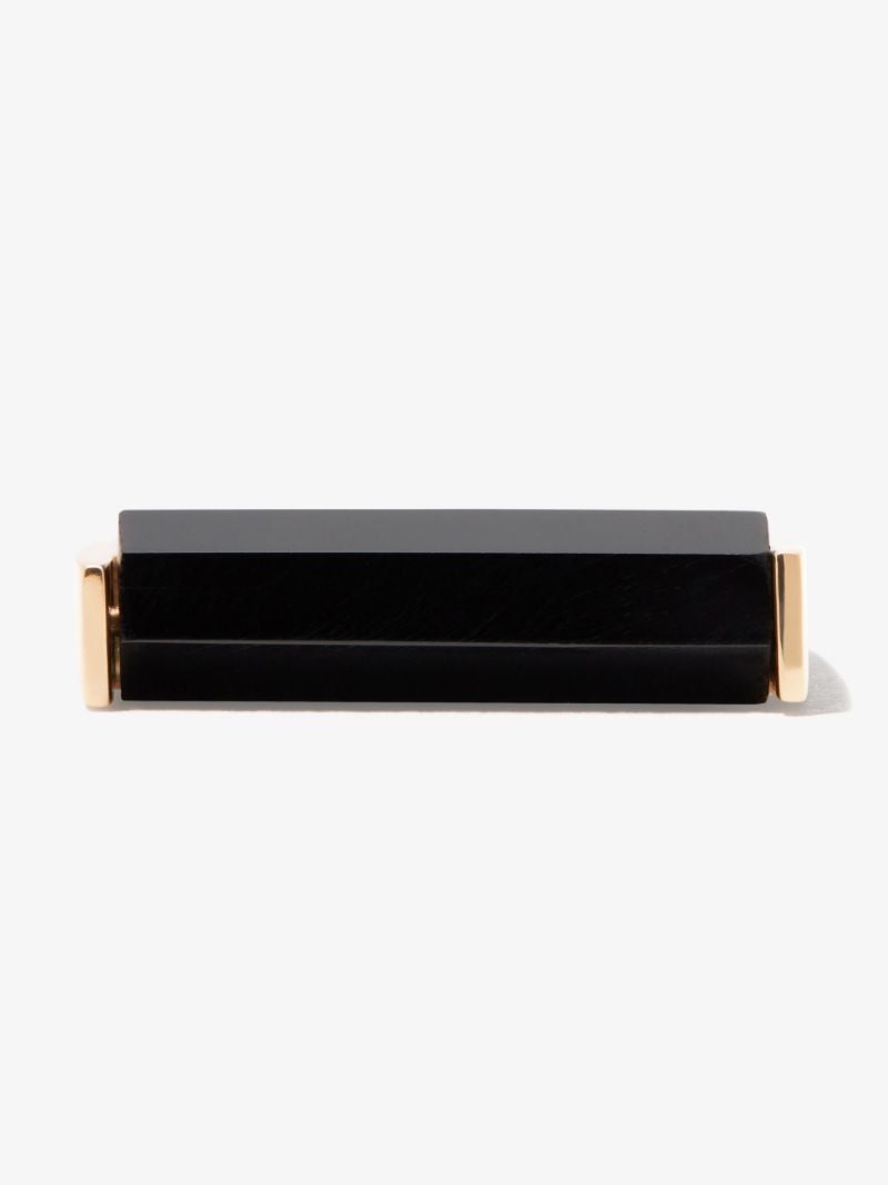 14k Yellow Gold Hexagon Onyx Signet Ring