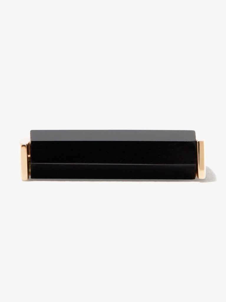14k Yellow Gold Hexagon Onyx Signet Ring