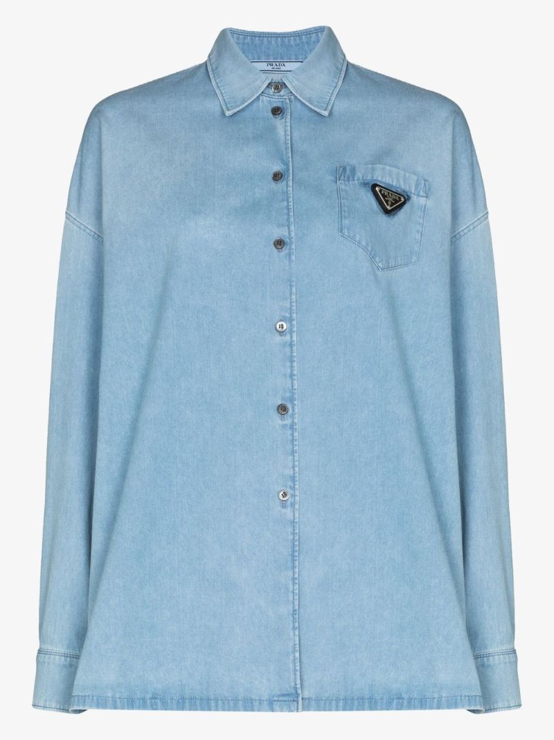 Logo Denim Shirt