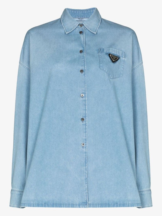 Logo Denim Shirt