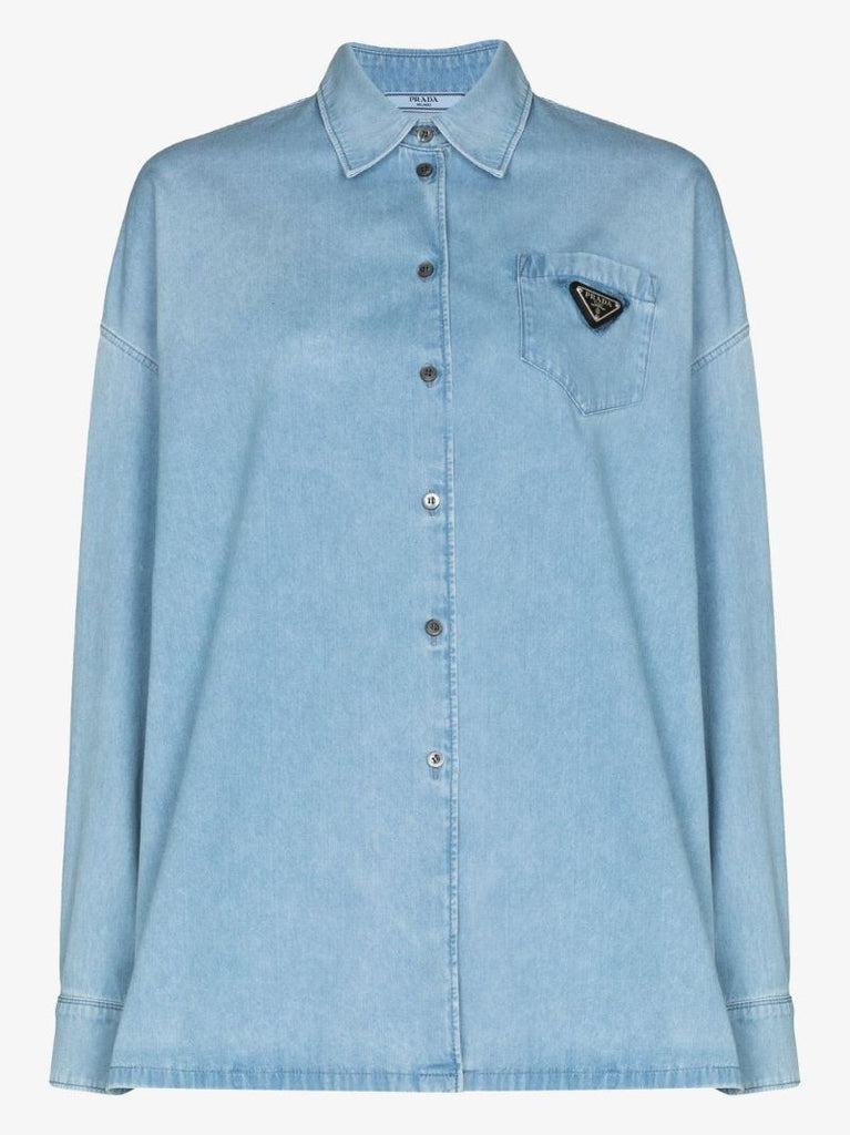 Logo Denim Shirt
