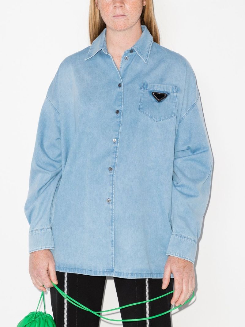 Logo Denim Shirt