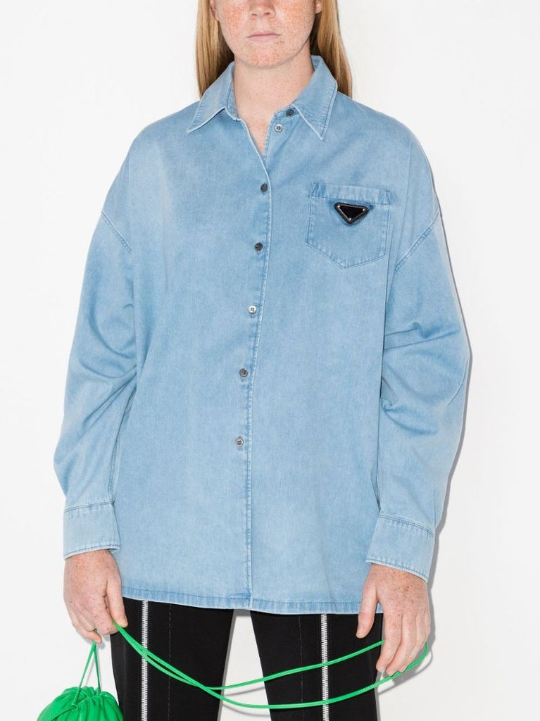 Logo Denim Shirt