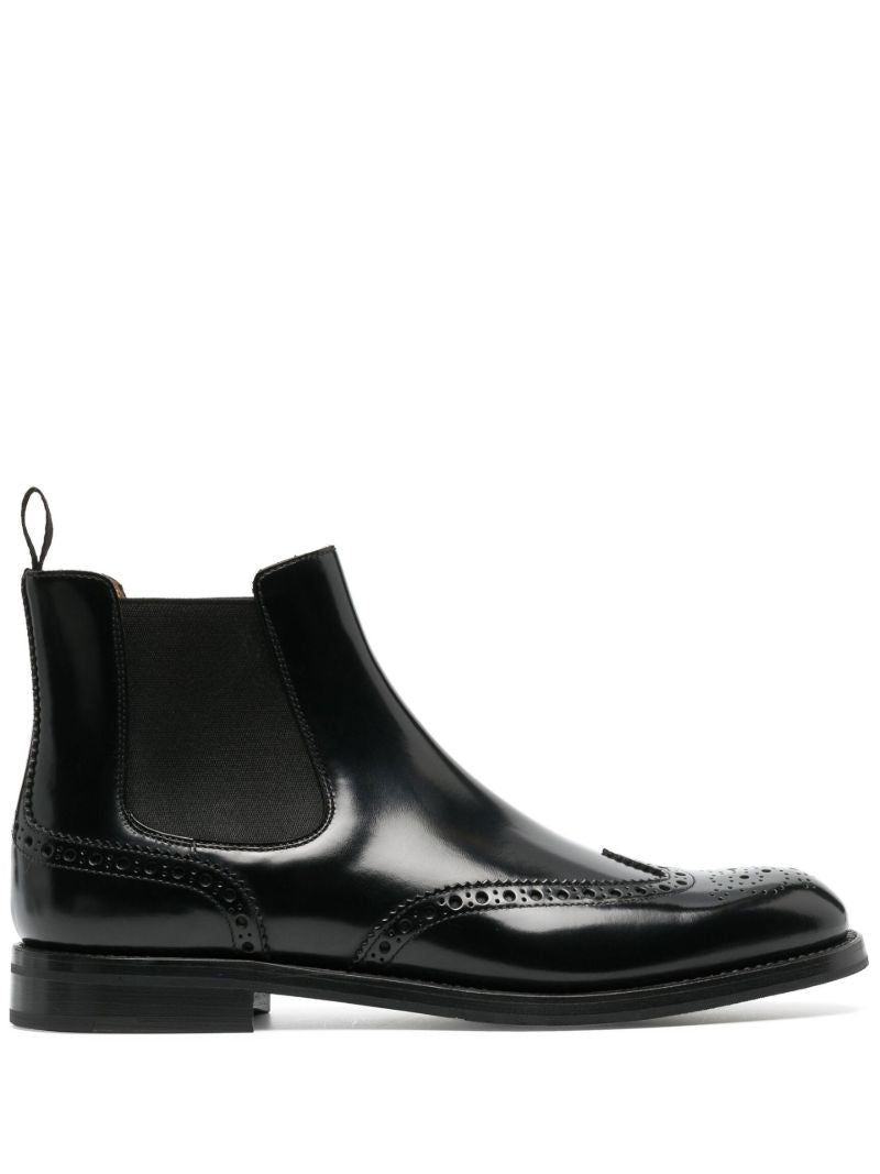 Black Ketsby Leather Chelsea Boots