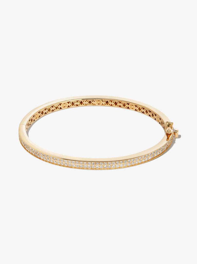 14k Yellow Gold Small Diamond Bracelet